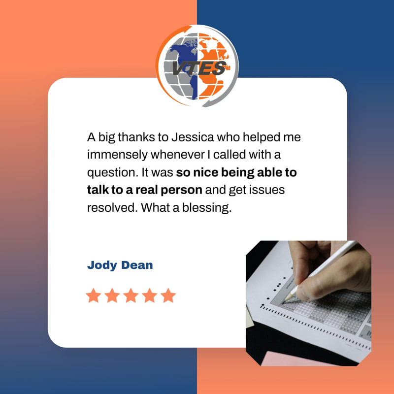 Velocity Training student feedback on classroom exam preparation